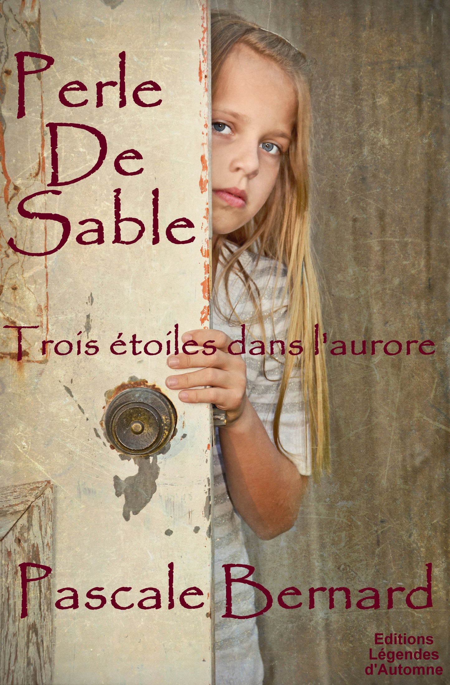 Perle de sable. Trois étoiles dans l'aurore